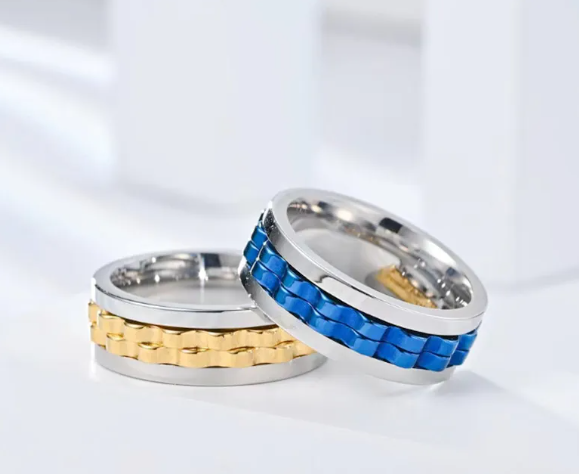 Stainless steel ring for men