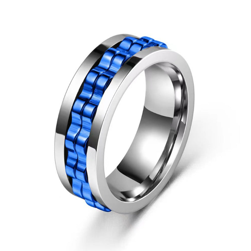 Stainless steel ring for men