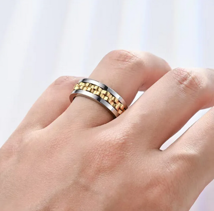 Stainless steel ring for men