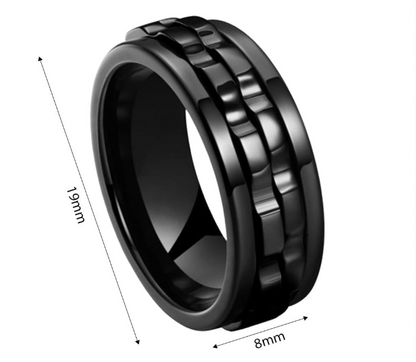 Stainless steel ring for men