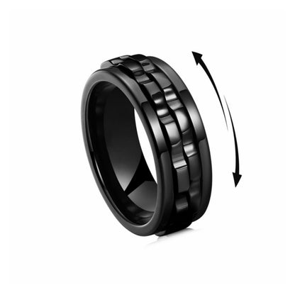 Stainless steel ring for men
