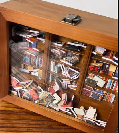 Anxiety Miniature Bookshelf for Your Office or Personal space