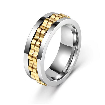 Stainless steel ring for men
