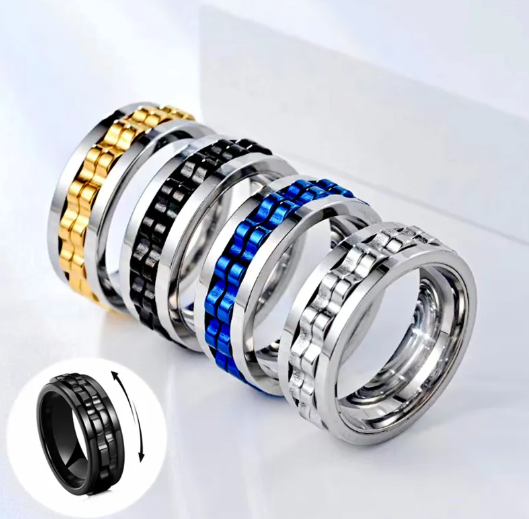 Stainless steel ring for men