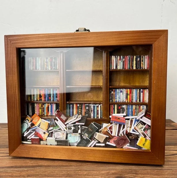Anxiety Miniature Bookshelf for Your Office or Personal space
